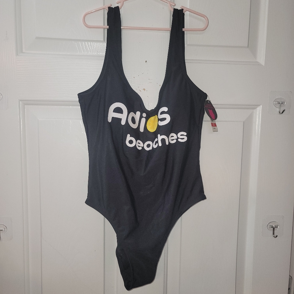 Brand New One Piece No Boundaries Swim Suit With Tags